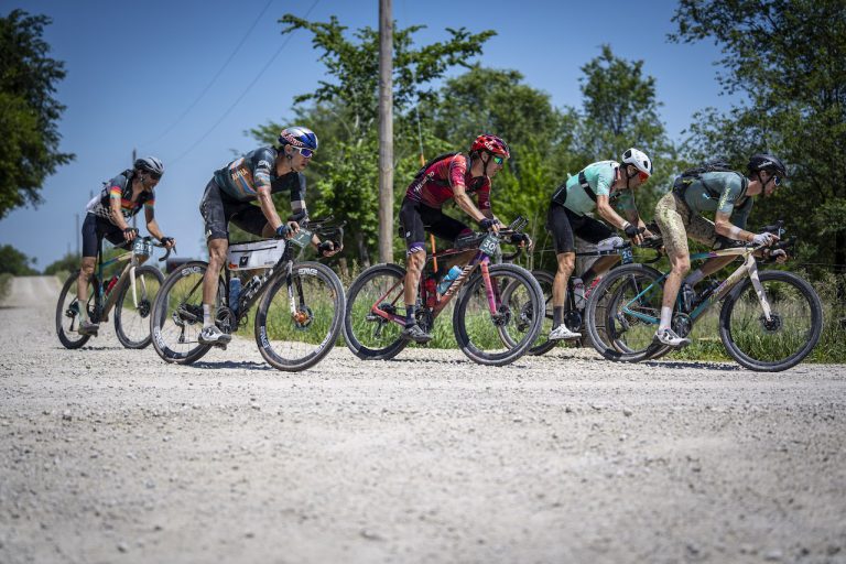 Die Spitzengruppe des Unbound Gravel 2021