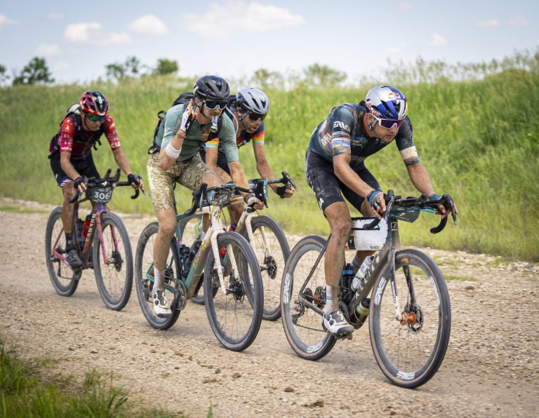 Die Spitzengruppe des Unbound Gravel 2021