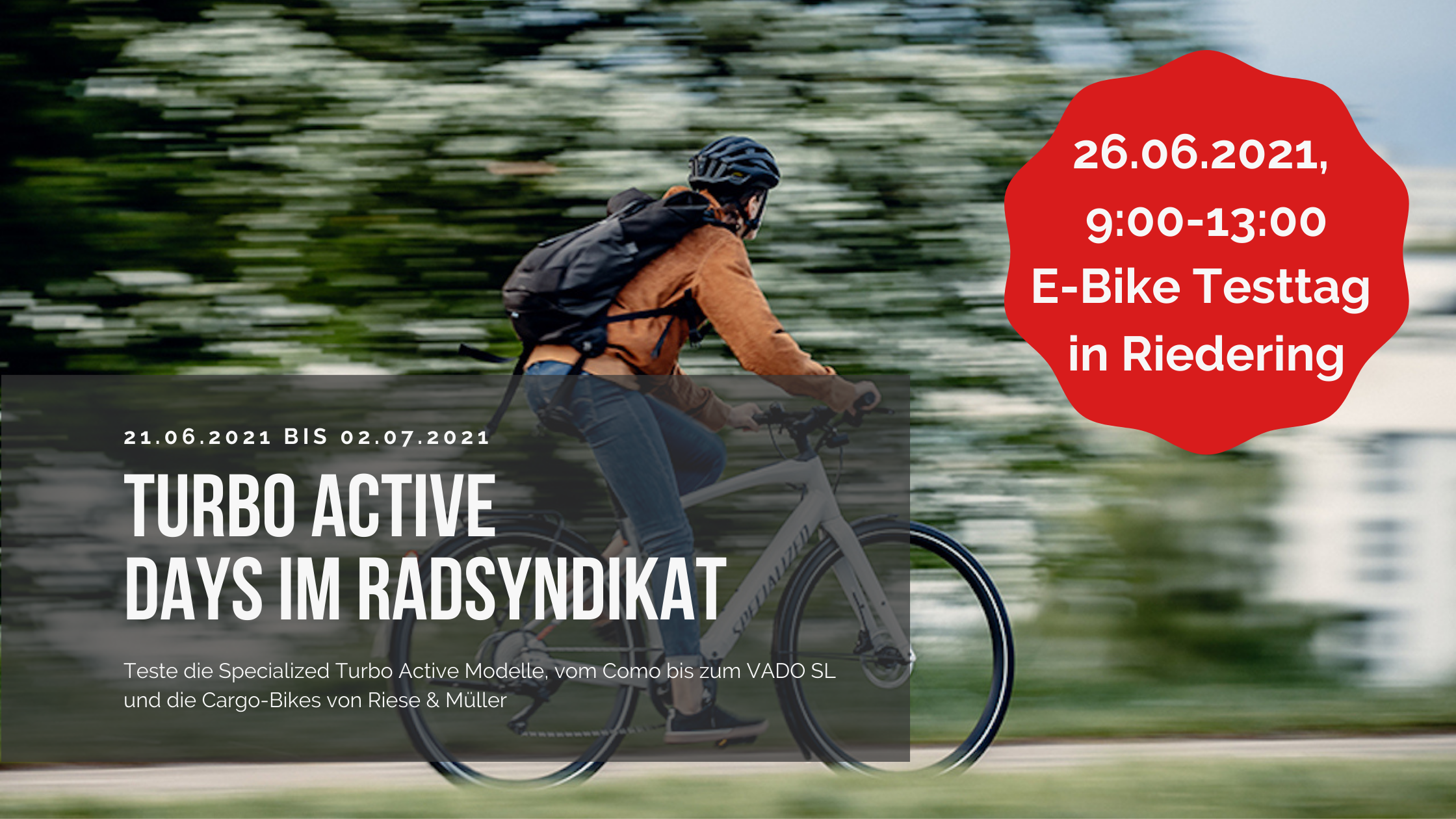 E-Bike Testtag in Riedering