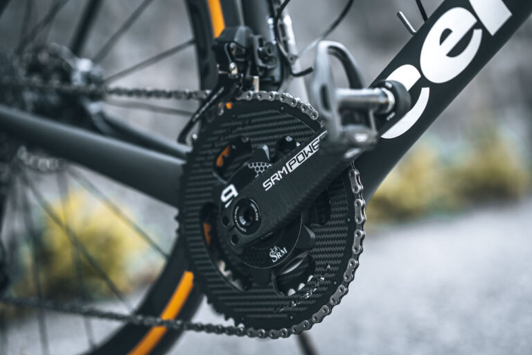 SRM PM9 Powermeter mit Carbon TI - Kettenblättern
