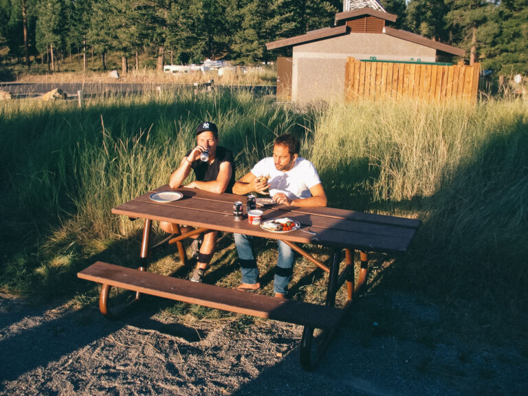 Verschnaufpause am Lake Koocanusa, BC
