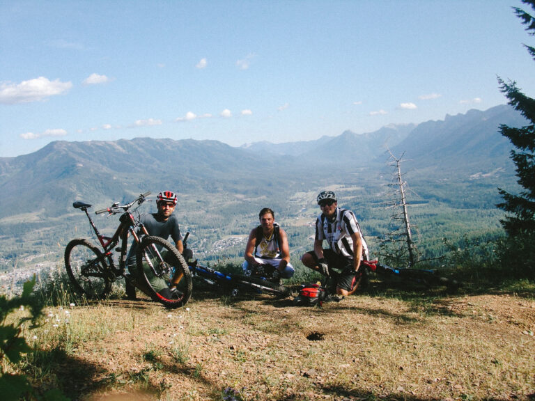 Biking with a view. Fernie, BC