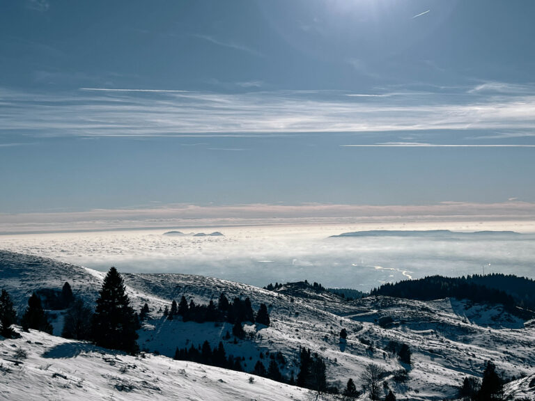 Über den Wolken, mit dem neuen Basso Diamante