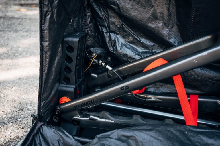 Das hintere Ende des Bike Stand Pro