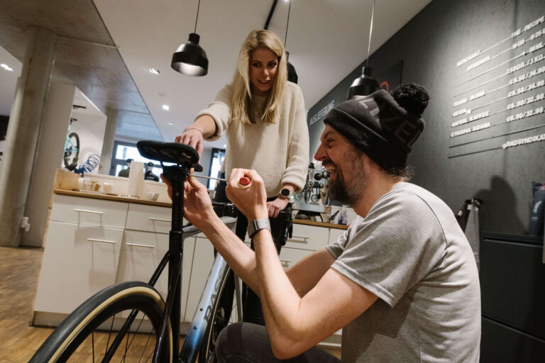 erste Anpassung nach Smartfit-Empfehlung